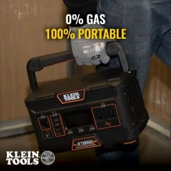 Batteries & Chargers Klein KTB500 500W Portable Pure Sine Wave Rechargeable Power Station