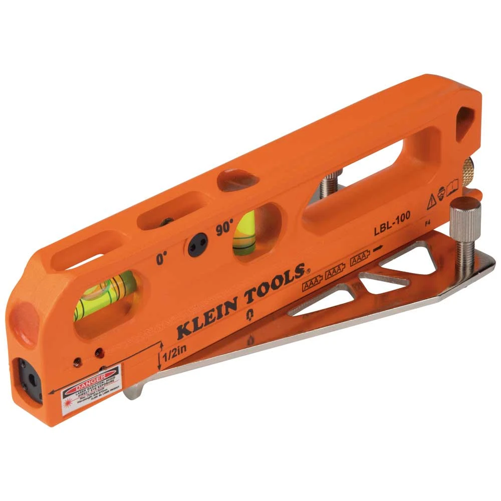 Klein LBL100 Magnetic Horizontal/Vertical Laser Level W/ Level Bubble Vials Tools & Equipment 3 Klein LBL100 Magnetic Horizontal/Vertical Laser Level W/ Level Bubble Vials Tools & Equipment