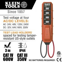 Klein MM320KIT AC/DC Voltage Digital Multimeter Electrical Test Kit Tools & Equipment