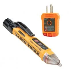 Tools & Equipment Klein NCVT5KIT Electrical Tester Kit W/ Dual-Range NCVT/GFCI Receptacle Tester