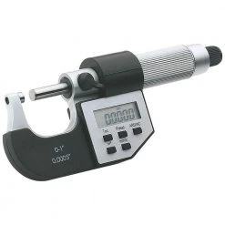 Shop Fox M1083 0 Inch - 1 Inch Dual Reading Outside Digital Micrometer Tools & Equipment