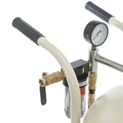 Shop Fox M1115 20 Gallon 65-125 Psi Heavy Duty Portable Rolling Sandblaster Tools & Equipment