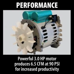 Makita MAC5200 3.0 HP Cast Iron Roll Cage Big Bore Air Compressor Tools & Equipment