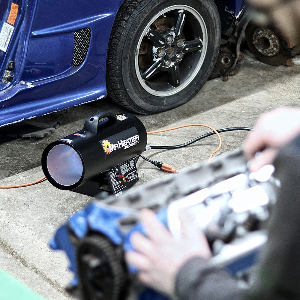 Mr. Heater F271350 38,000 BTU/Hr Quiet Burner Forced Air Propane Heater 4 Mr. Heater F271350 38,000 BTU/Hr Quiet Burner Forced Air Propane Heater