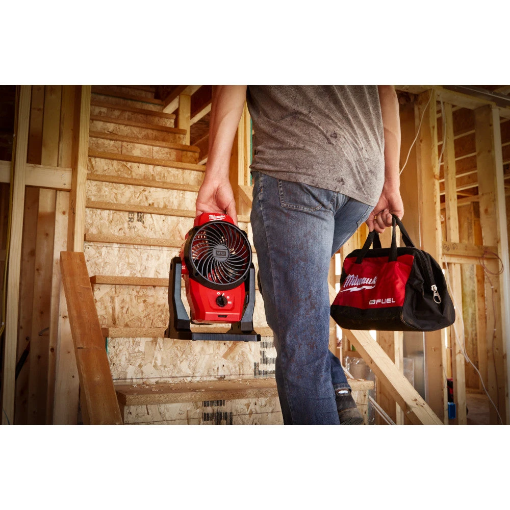 Milwaukee 0820-20 M12 12V Cordless Li-Ion Mounting Fan - Bare Tool Tools & Equipment 12 Milwaukee 0820-20 M12 12V Cordless Li-Ion Mounting Fan - Bare Tool Tools & Equipment