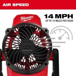 Milwaukee 0820-20 M12 12V Cordless Li-Ion Mounting Fan - Bare Tool Tools & Equipment 16 Milwaukee 0820-20 M12 12V Cordless Li-Ion Mounting Fan - Bare Tool Tools & Equipment