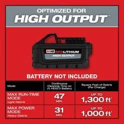 Milwaukee 0910-20SK8 M18 FUEL 6 Gallon Wet/Dry Vacuum W/ 8.0Ah Battery Kit Tools & Equipment