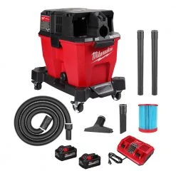 Milwaukee 0920-22HD M18 FUEL 9 Gallon Dual-Battery Wet/Dry Vacuum Kit Tools & Equipment