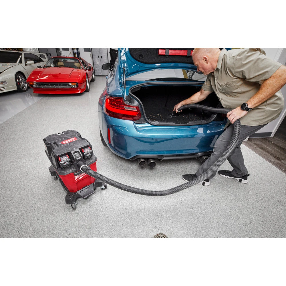 Milwaukee 0920-22HD M18 FUEL 9 Gallon Dual-Battery Wet/Dry Vacuum Kit with 2 Batteries & Charger 11 Milwaukee 0920-22HD M18 FUEL 9 Gallon Dual-Battery Wet/Dry Vacuum Kit Tools & Equipment