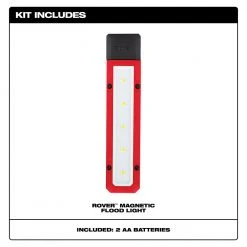Milwaukee 2108 300-Lumen Alkaline Trueview Rover Magnetic Flood Light