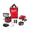 Milwaukee 2123-21HD M18 Utility Remote Control Search Light Kit W/ Portable Base Tools & Equipment