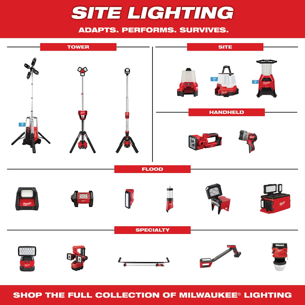 Tools & Equipment Milwaukee 2125-20 M12 12V 1,350-Lumen LED Underhood Light - Bare Tool 12 Tools & Equipment Milwaukee 2125-20 M12 12V 1,350-Lumen LED Underhood Light - Bare Tool