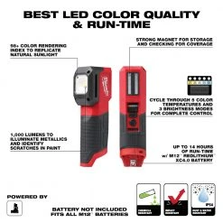 Milwaukee 2127-20 M12 12V Paint / Detailing Color Match Light - Bare Tool Tools & Equipment