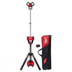 Milwaukee 2136-21 M18 18V ROCKET 6000 Lumens Cordless Tower Light/Charger Kit