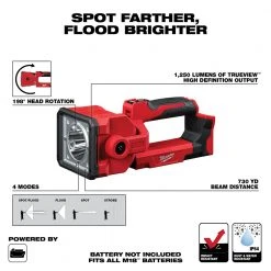 Milwaukee 2354-20 M18 18V LED Cordless Portable Compact Search Light - Bare Tool Tools & Equipment 15 Milwaukee 2354-20 M18 18V LED Cordless Portable Compact Search Light - Bare Tool Tools & Equipment