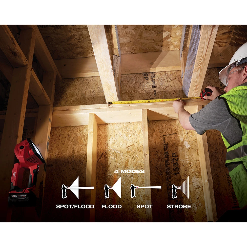 Milwaukee 2354-20 M18 18V LED Cordless Portable Compact Search Light - Bare Tool Tools & Equipment 7 Milwaukee 2354-20 M18 18V LED Cordless Portable Compact Search Light - Bare Tool Tools & Equipment