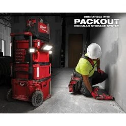 Tools & Equipment Milwaukee 2357-20 M18 18V PACKOUT 3000 Lumen Multi-Directional Light/Charger