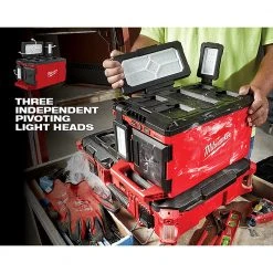 Tools & Equipment Milwaukee 2357-20 M18 18V PACKOUT 3000 Lumen Multi-Directional Light/Charger