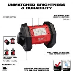 Tools & Equipment Milwaukee 2361-20 M18 18V Led Flood Light - Bare Tool