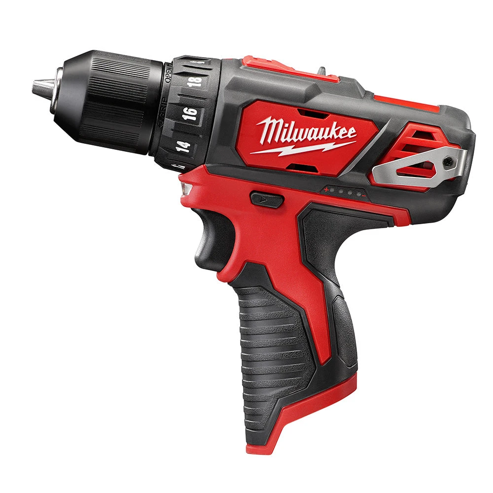 Milwaukee 2407-20 M12 12V 3/8" Drill/Driver - Compact & Lightweight Bare Tool with Belt Clip 3 Tools & Equipment Milwaukee 2407-20 M12 12V 3/8" Drill/Driver W/ Belt Clip - Bare Tool