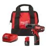 Tools & Equipment Milwaukee 2407-22 M12 12V 3/8" Drill/Driver Kit