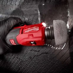 Automotive Milwaukee 2409-20 M12 FUEL 12V Brushless Li-Ion Low Speed Tire Buffer -Bare Tool