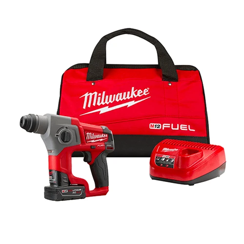 Milwaukee 2416-21XC M12 FUEL 12V 5/8-Inch 4.0Ah SDS-Plus Rotary Hammer Kit Tools & Equipment 3 Milwaukee 2416-21XC M12 FUEL 12V 5/8-Inch 4.0Ah SDS-Plus Rotary Hammer Kit Tools & Equipment