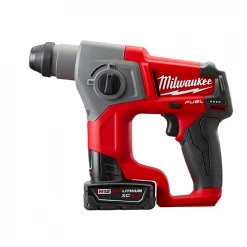 Milwaukee 2416-21XC M12 FUEL 12V 5/8-Inch 4.0Ah SDS-Plus Rotary Hammer Kit Tools & Equipment 15 Milwaukee 2416-21XC M12 FUEL 12V 5/8-Inch 4.0Ah SDS-Plus Rotary Hammer Kit Tools & Equipment
