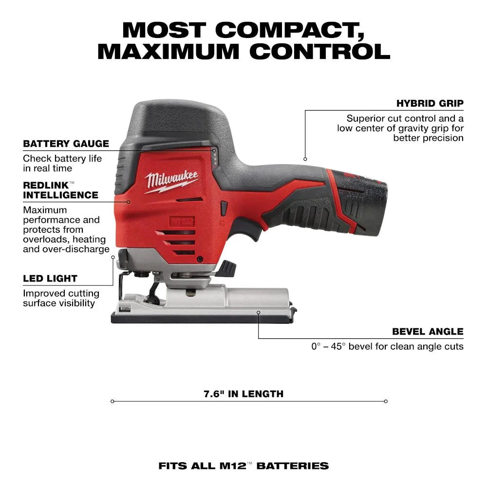 Milwaukee 2445-22MT M12 Cordless Lithium-Ion Oscillating 2 Tool Combo Kit Tools & Equipment 5 Milwaukee 2445-22MT M12 Cordless Lithium-Ion Oscillating 2 Tool Combo Kit Tools & Equipment