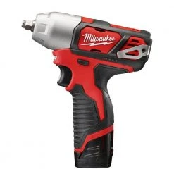 Milwaukee 2463-21RS M12 12V 3/8" Cordless Impact Wrench And Inflator Combo Kit Tools & Equipment
