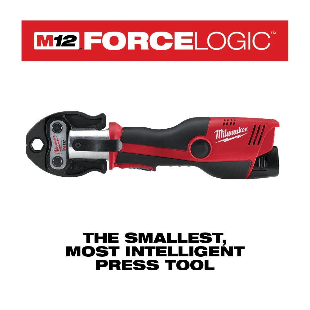 Tools & Equipment Milwaukee 2473-22 M12 12V Force Logic Press Tool Kit 8 Tools & Equipment Milwaukee 2473-22 M12 12V Force Logic Press Tool Kit