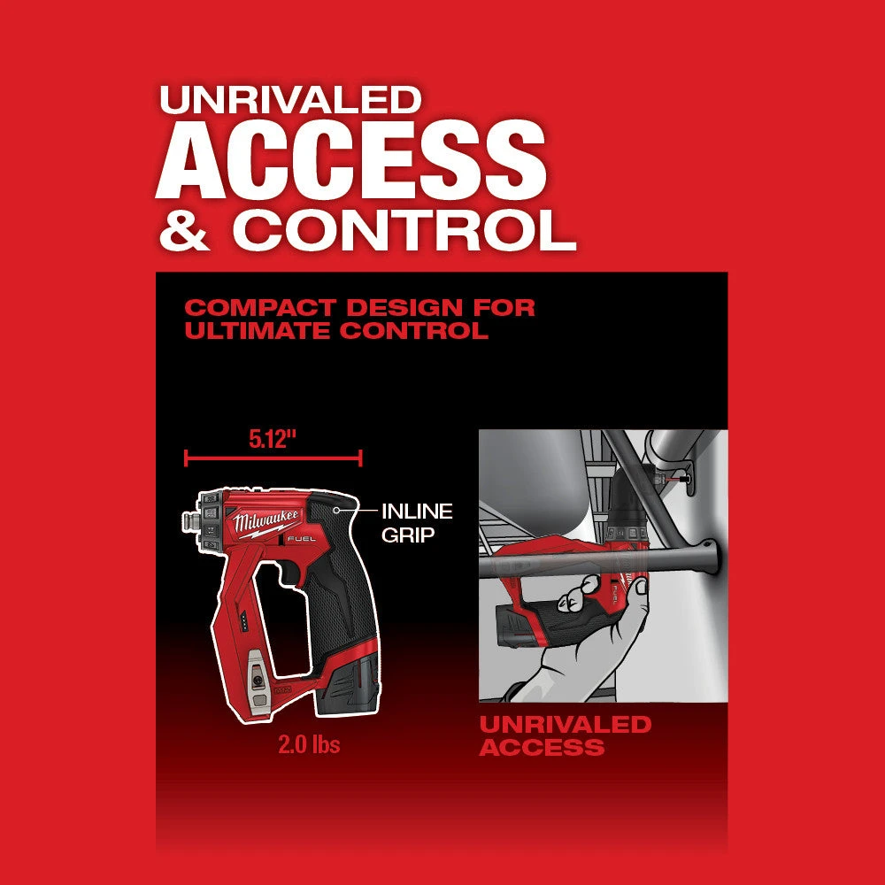 Tools & Equipment Milwaukee 2505-22 M12 FUEL 12V Brushless Installation 4-in-1 Drill/Driver Kit 7 Tools & Equipment Milwaukee 2505-22 M12 FUEL 12V Brushless Installation 4-in-1 Drill/Driver Kit