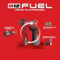 Tools & Equipment Milwaukee 2505-22 M12 FUEL 12V Brushless Installation 4-in-1 Drill/Driver Kit 21 Tools & Equipment Milwaukee 2505-22 M12 FUEL 12V Brushless Installation 4-in-1 Drill/Driver Kit