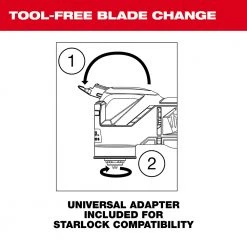 Milwaukee 2526-21XC M12 FUEL 12V Brushless Cordless Oscillating Multi-Tool Kit