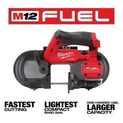 Tools & Equipment Milwaukee 2529-20 M12 FUEL 12V Cordless Li-Ion Compact Band Saw - Bare Tool 18 Tools & Equipment Milwaukee 2529-20 M12 FUEL 12V Cordless Li-Ion Compact Band Saw - Bare Tool