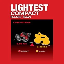 Tools & Equipment Milwaukee 2529-20 M12 FUEL 12V Cordless Li-Ion Compact Band Saw - Bare Tool 20 Tools & Equipment Milwaukee 2529-20 M12 FUEL 12V Cordless Li-Ion Compact Band Saw - Bare Tool