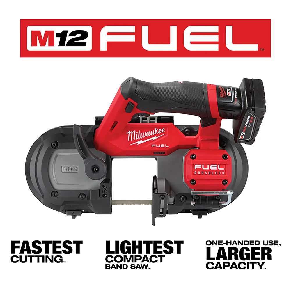 Tools & Equipment Milwaukee 2529-21XC M12 FUEL 12V Cordless Li-Ion Brushless Compact Band Saw Kit 5 Tools & Equipment Milwaukee 2529-21XC M12 FUEL 12V Cordless Li-Ion Brushless Compact Band Saw Kit