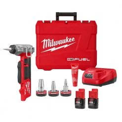 Milwaukee 2532-22 M12 FUEL 12V ProPEX Expander Kit W/RAPID SEAL Expander Heads Tools & Equipment