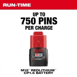 Milwaukee 2540-21 M12 12V 23 Gauge Lightweight Compact Cordless Pin Nailer Kit 20 Milwaukee 2540-21 M12 12V 23 Gauge Lightweight Compact Cordless Pin Nailer Kit