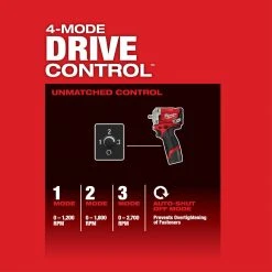 Milwaukee 2554-20 M12 FUEL 12V 3/8-Inch Stubby Impact Wrench - Bare Tool 19 Milwaukee 2554-20 M12 FUEL 12V 3/8-Inch Stubby Impact Wrench - Bare Tool
