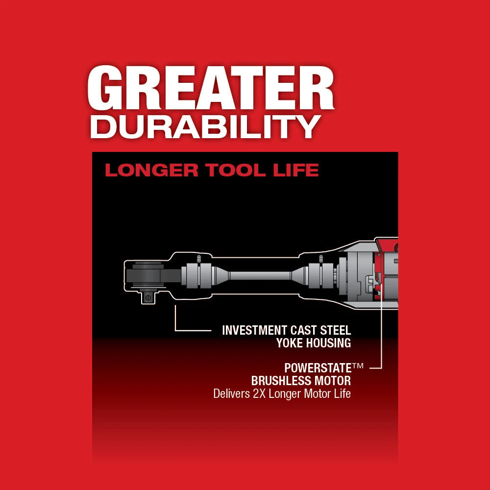 Tools & Equipment Milwaukee 2559-20 M12 FUEL 12V 1/4 Inch Extended Reach Ratchet Bare Tool 7 Tools & Equipment Milwaukee 2559-20 M12 FUEL 12V 1/4 Inch Extended Reach Ratchet Bare Tool