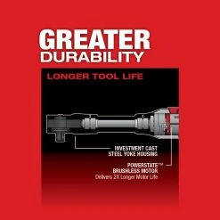 Milwaukee 2560-20 M12 FUEL 12V 3/8 Inch Extended Reach Ratchet Bare Tool 19 Milwaukee 2560-20 M12 FUEL 12V 3/8 Inch Extended Reach Ratchet Bare Tool