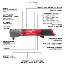 Milwaukee 2565-20 M12 FUEL 12V 1/2