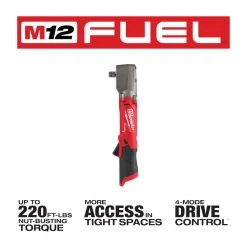 Milwaukee 2565P-20 M12 FUEL 12V 1/2" Li-Ion Right Angle Impact Wrench-Bare Tool