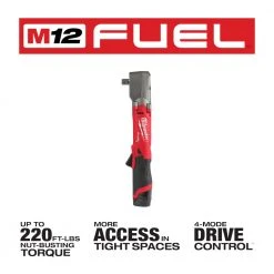 Tools & Equipment Milwaukee 2565P-22 M12 FUEL 12V 1/2" Cordless Right Angle Impact Wrench Kit 16 Tools & Equipment Milwaukee 2565P-22 M12 FUEL 12V 1/2
