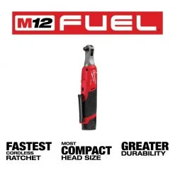 Tools & Equipment Milwaukee 2567-22 M12 FUEL 12V 3/8" Brushless Li-Ion High Speed Ratchet Kit 16 Tools & Equipment Milwaukee 2567-22 M12 FUEL 12V 3/8