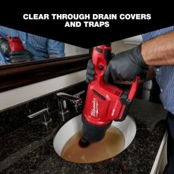 Tools & Equipment Milwaukee 2572B-20 M12 12V AIRSNAKE Drain Cleaning Air Gun - Bare Tool