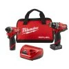 Milwaukee 2596-22 M12 FUEL 12V 2-Tool Drill Driver/Hex Impact Driver Combo Kit