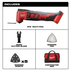 Milwaukee 2626-20 M18 18V Multi-Tool W/ Adapter - Bare Tool