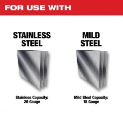 Milwaukee 2635-20 M18 18V 18 Gauge Cordless Double Cut Shear, Bare-Tool